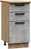 Шкаф нижний ШН3Я 400 Кухня Катрин (Софт Графит)