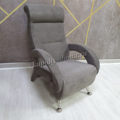 Кресло для отдыха Неаполь Модель 7 (Ткань Темно-серый Verona Antrazite Grey)