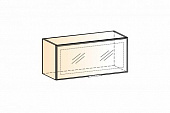 Шкаф навесной Стоун 23.05 (1дв. рамка) L800 H360 (Черный муар)